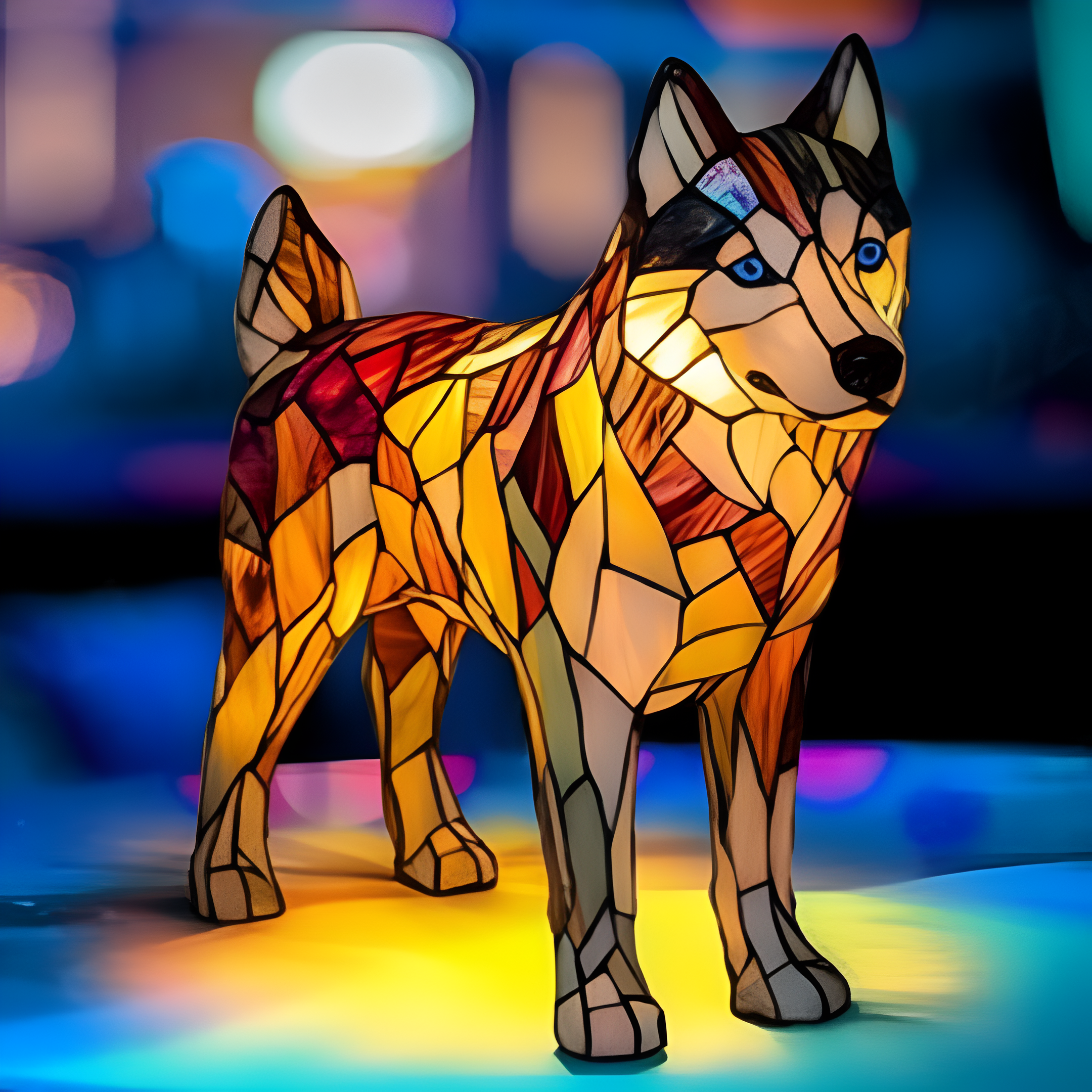 Lampada Artigianale – Nala Enchanted Dog