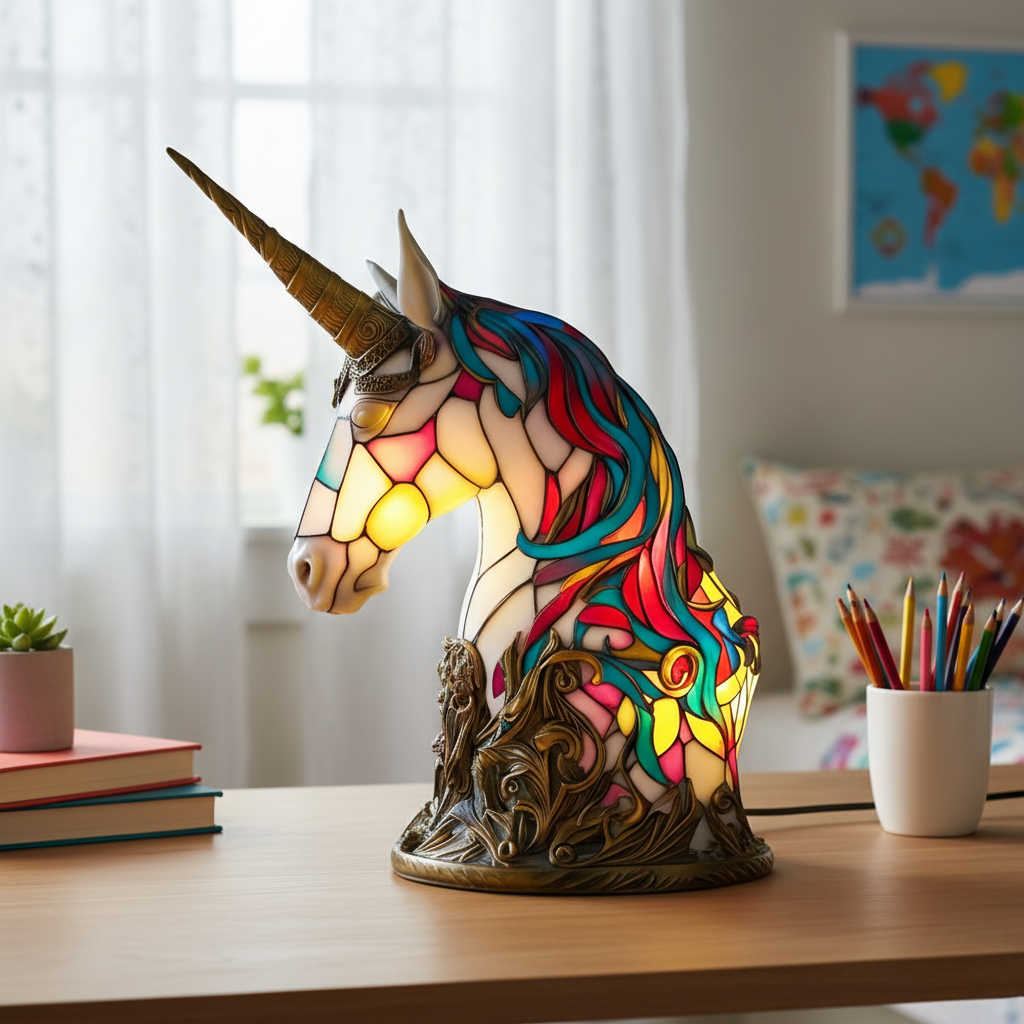 Lampada Artigianale – Luna: Enchanting Unicorn